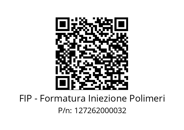   FIP - Formatura Iniezione Polimeri 127262000032