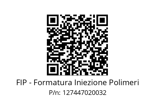   FIP - Formatura Iniezione Polimeri 127447020032