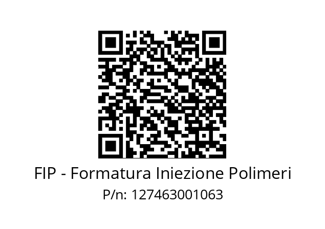   FIP - Formatura Iniezione Polimeri 127463001063