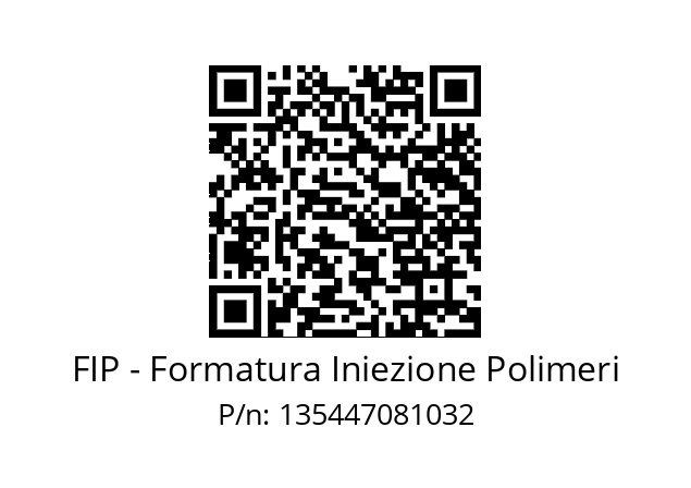   FIP - Formatura Iniezione Polimeri 135447081032