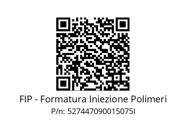   FIP - Formatura Iniezione Polimeri 527447090015075I