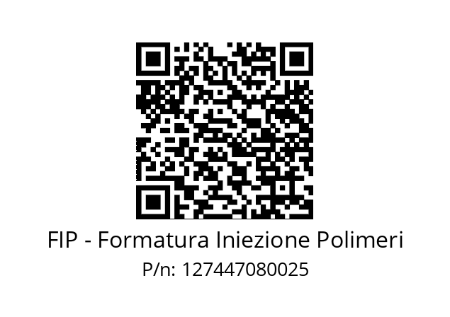   FIP - Formatura Iniezione Polimeri 127447080025