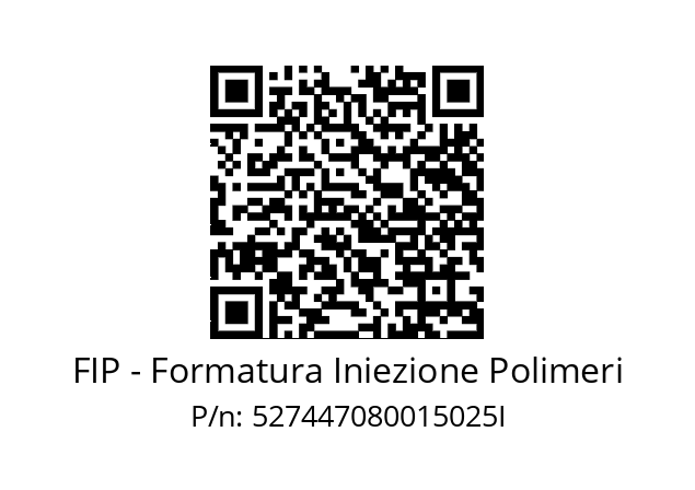   FIP - Formatura Iniezione Polimeri 527447080015025I