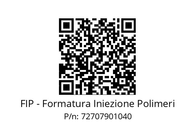   FIP - Formatura Iniezione Polimeri 72707901040