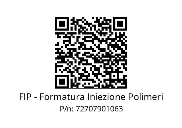   FIP - Formatura Iniezione Polimeri 72707901063