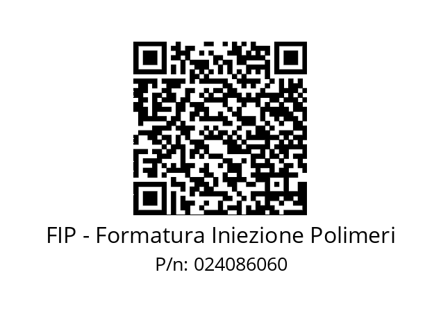   FIP - Formatura Iniezione Polimeri 024086060