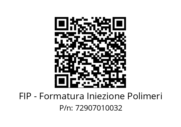   FIP - Formatura Iniezione Polimeri 72907010032