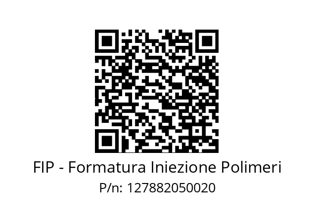   FIP - Formatura Iniezione Polimeri 127882050020