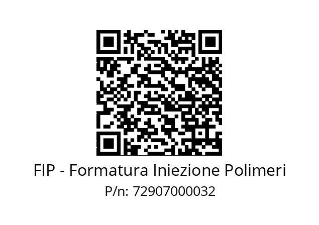   FIP - Formatura Iniezione Polimeri 72907000032