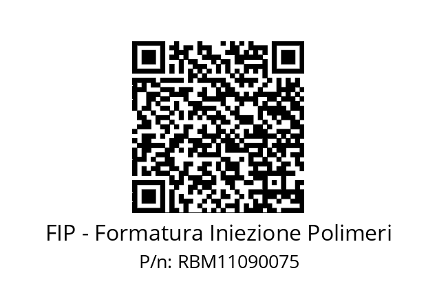   FIP - Formatura Iniezione Polimeri RBM11090075