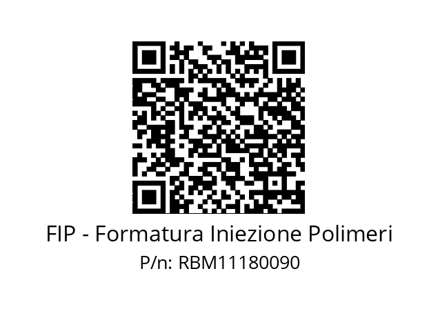   FIP - Formatura Iniezione Polimeri RBM11180090