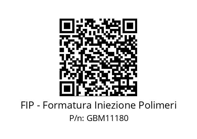   FIP - Formatura Iniezione Polimeri GBM11180