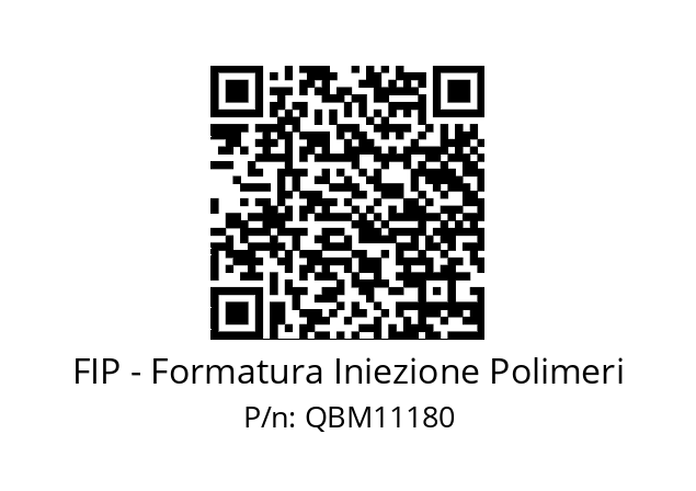   FIP - Formatura Iniezione Polimeri QBM11180