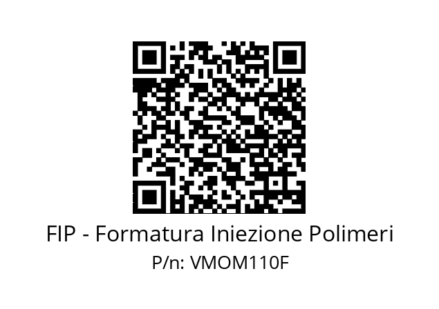   FIP - Formatura Iniezione Polimeri VMOM110F