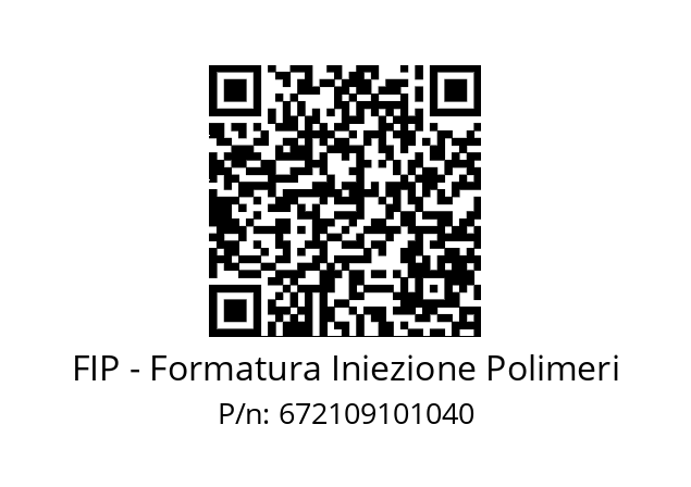   FIP - Formatura Iniezione Polimeri 672109101040