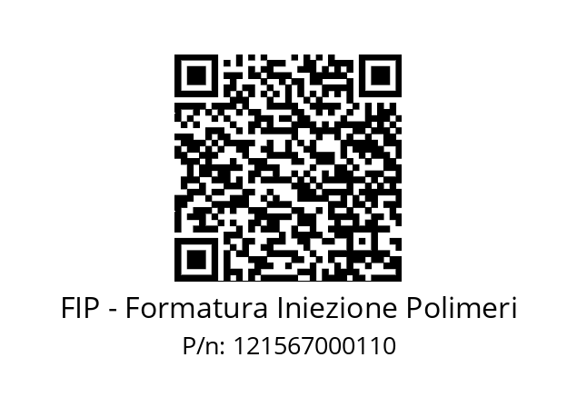   FIP - Formatura Iniezione Polimeri 121567000110