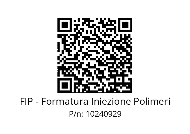   FIP - Formatura Iniezione Polimeri 10240929