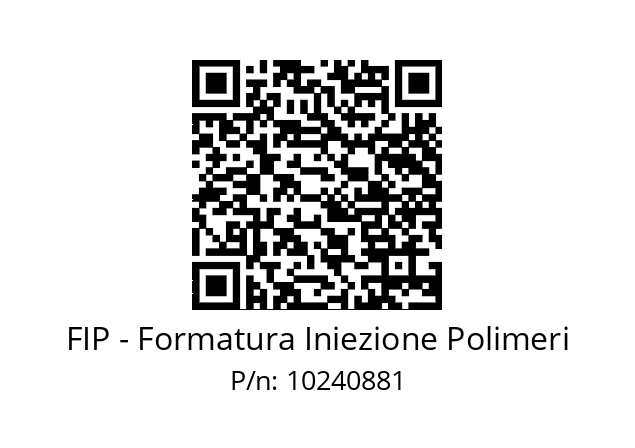   FIP - Formatura Iniezione Polimeri 10240881