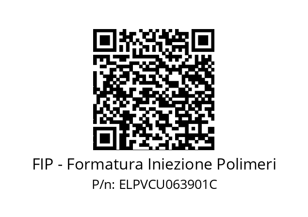   FIP - Formatura Iniezione Polimeri ELPVCU063901C