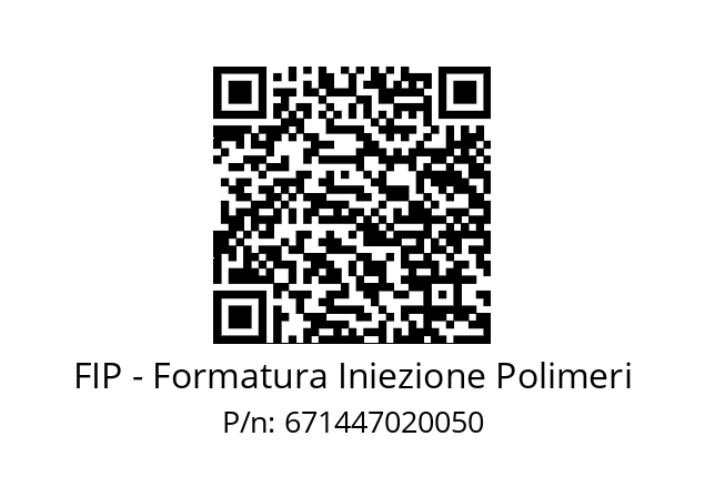   FIP - Formatura Iniezione Polimeri 671447020050