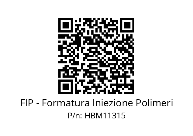   FIP - Formatura Iniezione Polimeri HBM11315