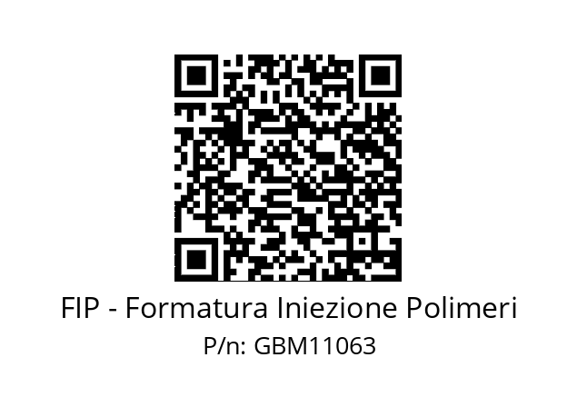   FIP - Formatura Iniezione Polimeri GBM11063