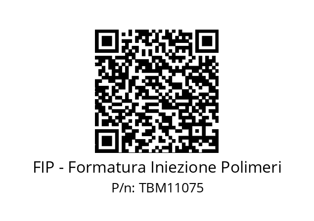   FIP - Formatura Iniezione Polimeri TBM11075