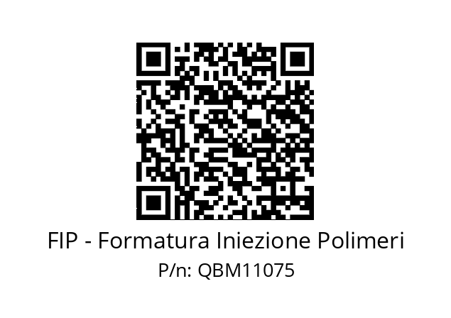   FIP - Formatura Iniezione Polimeri QBM11075