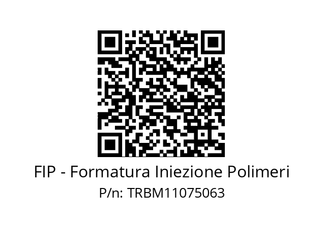   FIP - Formatura Iniezione Polimeri TRBM11075063