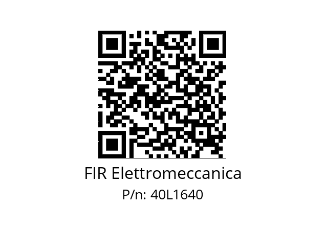   FIR Elettromeccanica 40L1640