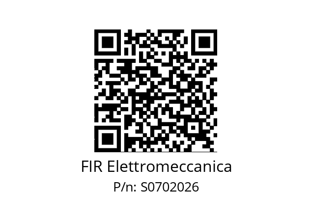   FIR Elettromeccanica S0702026