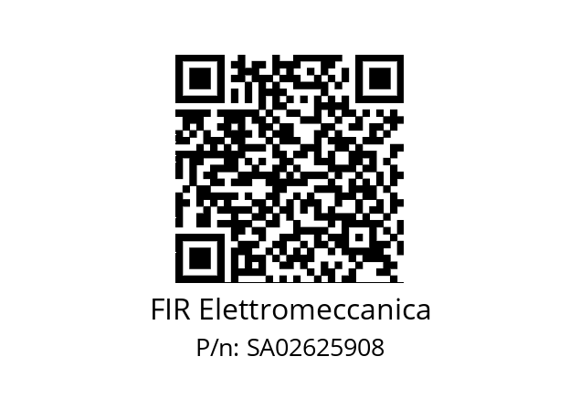   FIR Elettromeccanica SA02625908