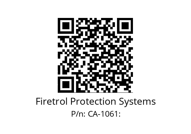   Firetrol Protection Systems CA­1061: