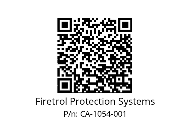   Firetrol Protection Systems CA­1054­001