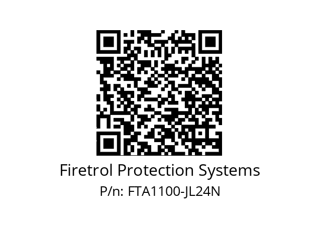   Firetrol Protection Systems FTA1100-JL24N