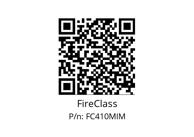   FireClass FC410MIM