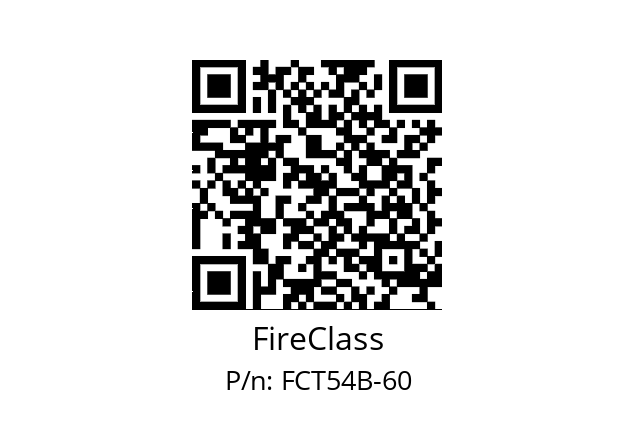   FireClass FCT54B-60