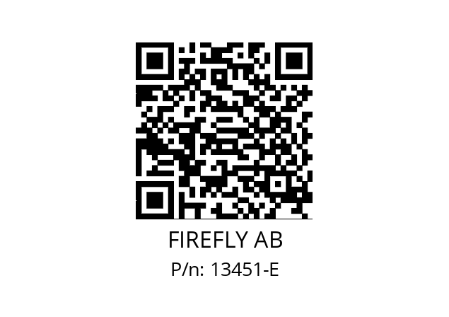   FIREFLY AB 13451-E