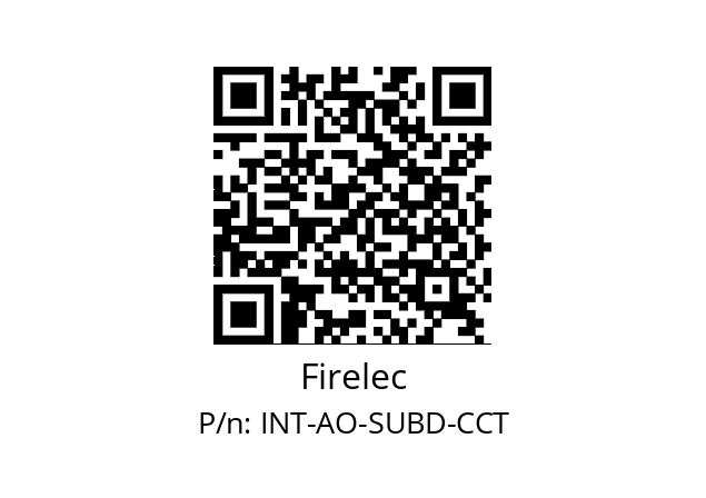   Firelec INT-AO-SUBD-CCT