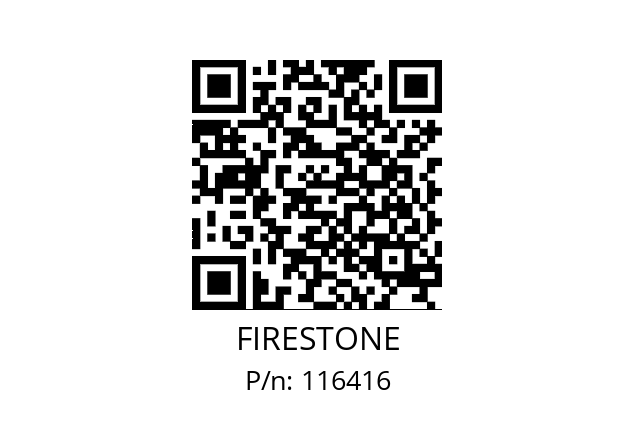   FIRESTONE 116416