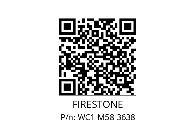   FIRESTONE WC1-M58-3638