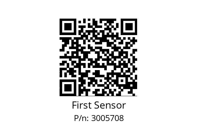   First Sensor 3005708