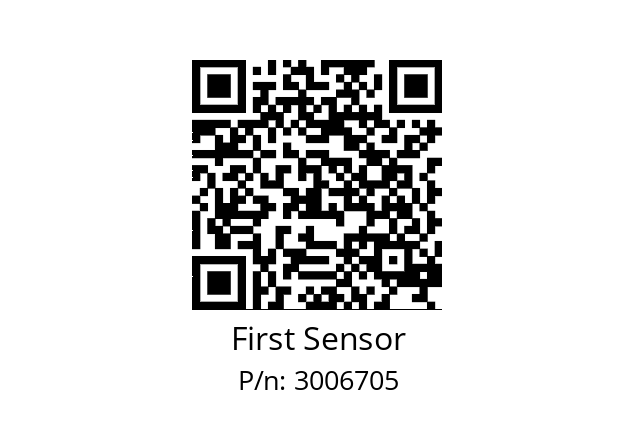   First Sensor 3006705