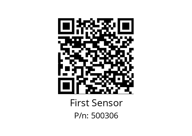   First Sensor 500306