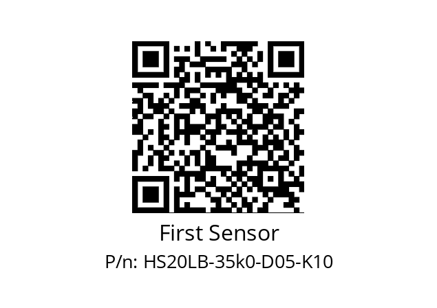   First Sensor HS20LB-35k0-D05-K10