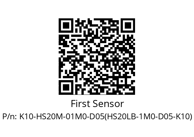   First Sensor K10-HS20M-01M0-D05(HS20LB-1М0-D05-K10)