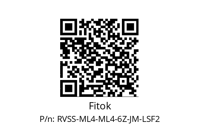   Fitok RVSS-ML4-ML4-6Z-JM-LSF2