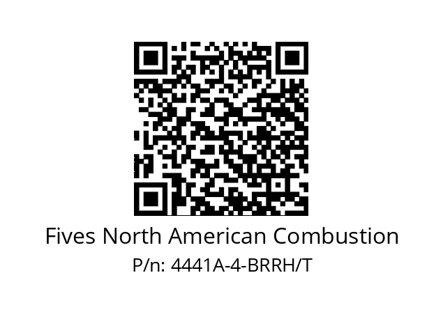   Fives North American Combustion 4441A-4-BRRH/T