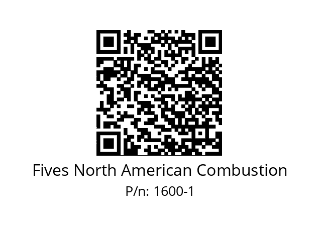   Fives North American Combustion 1600-1