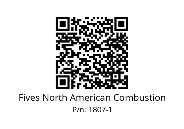   Fives North American Combustion 1807-1